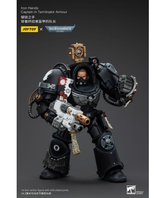 Warhammer 40k Action Figure 1/18 Iron Hands Captain in Terminator Armour 14 cm