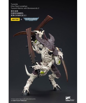Warhammer 40k Action Figure 1/18 Tyranids Hive Fleet Leviathan Tyranid Warrior with Boneswords 2 15 cm