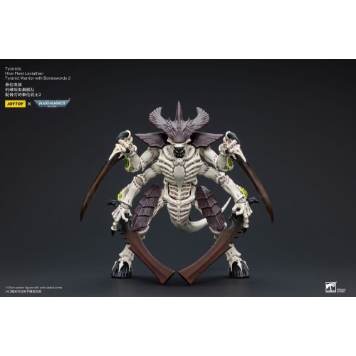 Warhammer 40k Action Figure 1/18 Tyranids Hive Fleet Leviathan Tyranid Warrior with Boneswords 2 15 cm