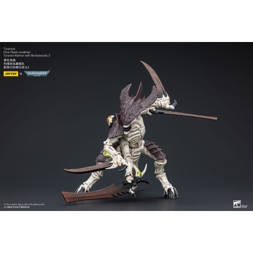 Warhammer 40k Action Figure 1/18 Tyranids Hive Fleet Leviathan Tyranid Warrior with Boneswords 2 15 cm