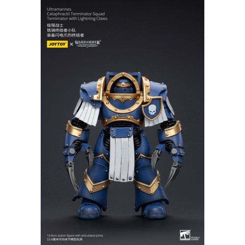 Warhammer The Horus Heresy Action Figure 1/18 Ultramarines Cataphractii Terminator Squad Terminator with Lightning Claws 14 cm