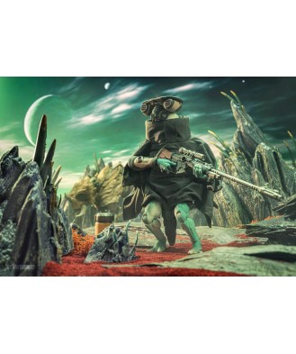 Cosmic Legions: OxKrewe Book Two Harrow Zone Actionfigur AhgCha (Deluxe) 18 cm