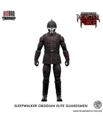 Operation: Monster Force Action Figure 1/12 Sleepwalker Obsidian Elite Guardsmen 15 cm
