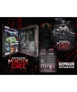 Operation: Monster Force Action Figure 1/12 Sleepwalker Heavy Weapons Division 15 cm