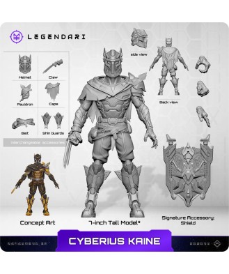 Legendari Actionfigur 1/10 Cyberius Kaine 18 cm