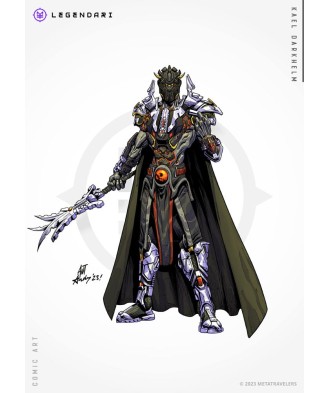 Legendari Actionfigur 1/10 Kael Darkhelm 18 cm
