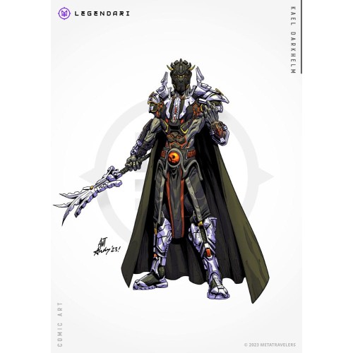 Legendari Actionfigur 1/10 Kael Darkhelm 18 cm