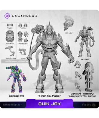 Legendari Actionfigur 1/10 Quik Jak 18 cm