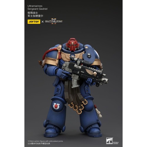 Warhammer 40k Action Figure 1/18 Uitramarines Sergeant Gadriel 13 cm