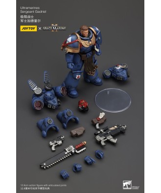 Warhammer 40k Action Figure 1/18 Uitramarines Sergeant Gadriel 13 cm