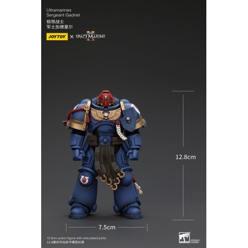 Warhammer 40k Action Figure 1/18 Uitramarines Sergeant Gadriel 13 cm