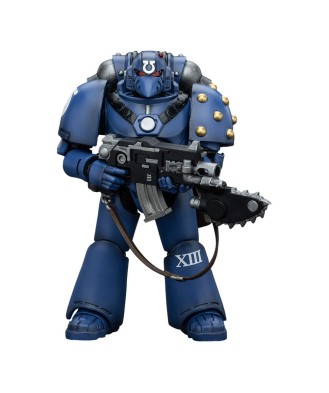 Warhammer The Horus Heresy Action Figure 1/18 Ultramarines MK VI Tactical Squad Legionary with Bolter& Chainblade 20 cm