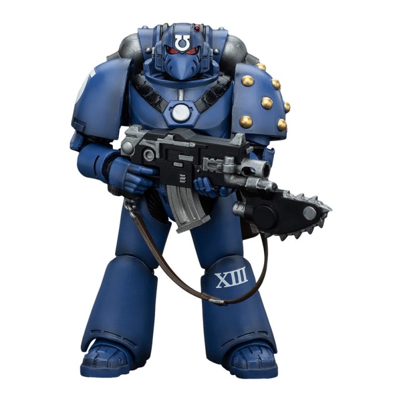 Warhammer The Horus Heresy Action Figure 1/18 Ultramarines MK VI Tactical Squad Legionary with Bolter& Chainblade 20 cm