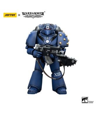 Warhammer The Horus Heresy Action Figure 1/18 Ultramarines MK VI Tactical Squad Legionary with Bolter& Chainblade 20 cm