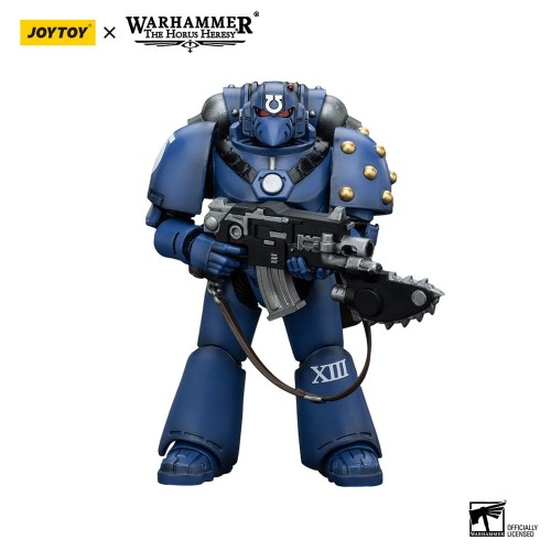 Warhammer The Horus Heresy Action Figure 1/18 Ultramarines MK VI Tactical Squad Legionary with Bolter& Chainblade 20 cm