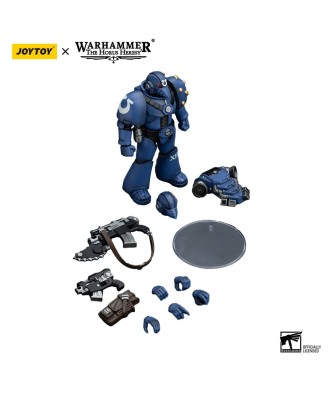 Warhammer The Horus Heresy Action Figure 1/18 Ultramarines MK VI Tactical Squad Legionary with Bolter& Chainblade 20 cm