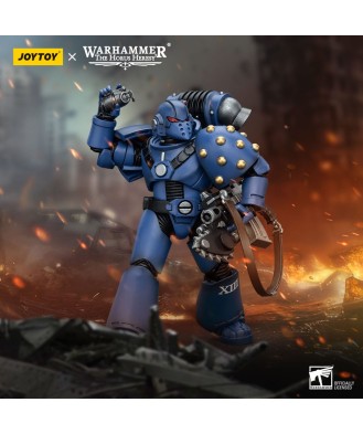 Warhammer The Horus Heresy Action Figure 1/18 Ultramarines MK VI Tactical Squad Legionary with Bolter& Chainblade 20 cm