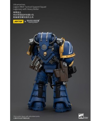 Warhammer The Horus Heresy Action Figure 1/18 Ultramarines Legion MKIII Tactical Support Squad Legionary with Heavy Bolter 20 cm