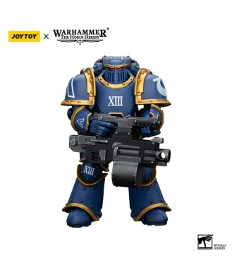 Warhammer The Horus Heresy Action Figure 1/18 Ultramarines Legion MKIII Tactical Support Squad Legionary with Heavy Bolter 20 cm