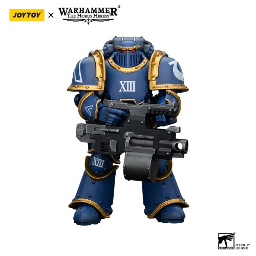 Warhammer The Horus Heresy Action Figure 1/18 Ultramarines Legion MKIII Tactical Support Squad Legionary with Heavy Bolter 20 cm