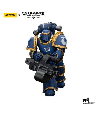 Warhammer The Horus Heresy Action Figure 1/18 Ultramarines Legion MKIII Tactical Support Squad Legionary with Heavy Bolter 20 cm