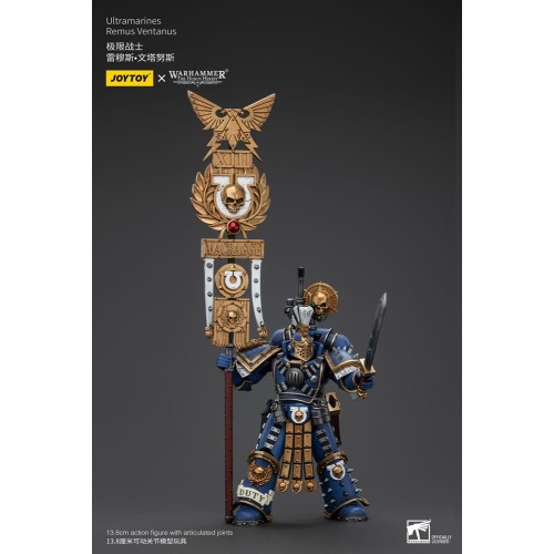 Warhammer The Horus Heresy Action Figure 1/18 Ultramarines Remus Ventanus 14 cm