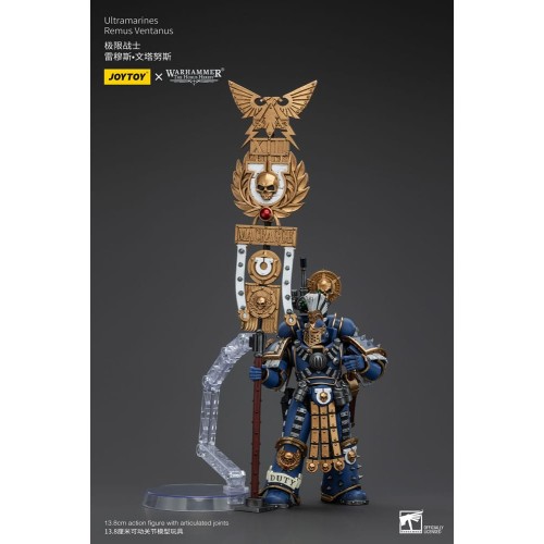 Warhammer The Horus Heresy Action Figure 1/18 Ultramarines Remus Ventanus 14 cm