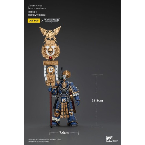 Warhammer The Horus Heresy Action Figure 1/18 Ultramarines Remus Ventanus 14 cm
