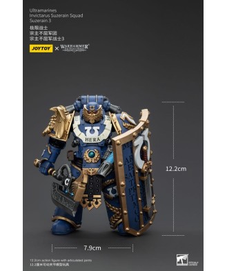 Warhammer The Horus Heresy Action Figure 1/18 Ultramarines Invictarus Suzerain Squad Suzerain 3 12 cm