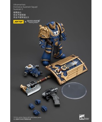 Warhammer The Horus Heresy Action Figure 1/18 Ultramarines Invictarus Suzerain Squad Suzerain 5 12 cm