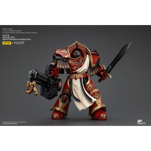 Warhammer The Horus Heresy Action Figure 1/18 Blood Angels Crimson Paladins Squad Crimson Paladin with Iliastus Assault Cannon 1