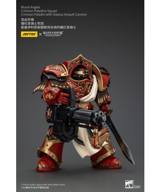 Warhammer The Horus Heresy Action Figure 1/18 Blood Angels Crimson Paladins Squad Crimson Paladin with Iliastus Assault Cannon 1