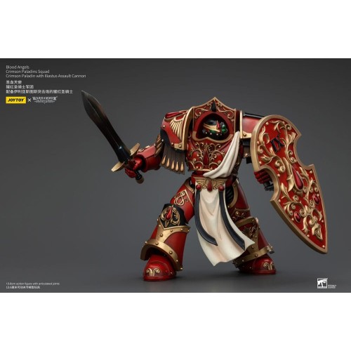 Warhammer The Horus Heresy Action Figure 1/18 Blood Angels Crimson Paladins Squad Crimson Paladin with Iliastus Assault Cannon 1