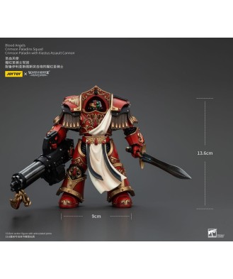 Warhammer The Horus Heresy Action Figure 1/18 Blood Angels Crimson Paladins Squad Crimson Paladin with Iliastus Assault Cannon 1