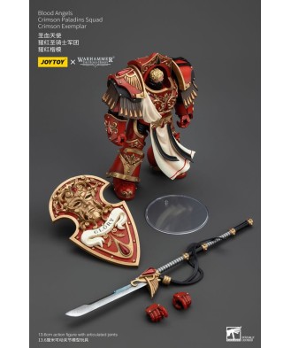 Warhammer The Horus Heresy Action Figure 1/18 Blood Angels Crimson Paladins Squad Crimson Exemplar 14 cm