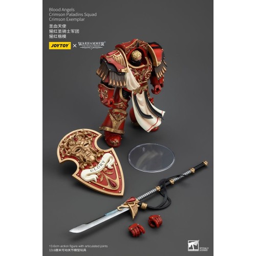 Warhammer The Horus Heresy Action Figure 1/18 Blood Angels Crimson Paladins Squad Crimson Exemplar 14 cm