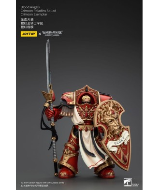 Warhammer The Horus Heresy Action Figure 1/18 Blood Angels Crimson Paladins Squad Crimson Exemplar 14 cm