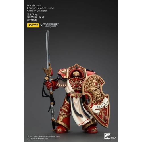 Warhammer The Horus Heresy Action Figure 1/18 Blood Angels Crimson Paladins Squad Crimson Exemplar 14 cm
