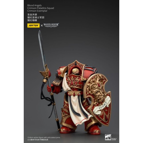 Warhammer The Horus Heresy Action Figure 1/18 Blood Angels Crimson Paladins Squad Crimson Exemplar 14 cm