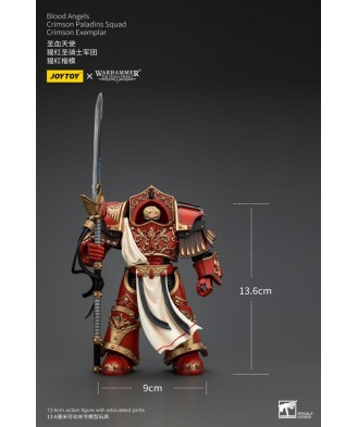 Warhammer The Horus Heresy Action Figure 1/18 Blood Angels Crimson Paladins Squad Crimson Exemplar 14 cm