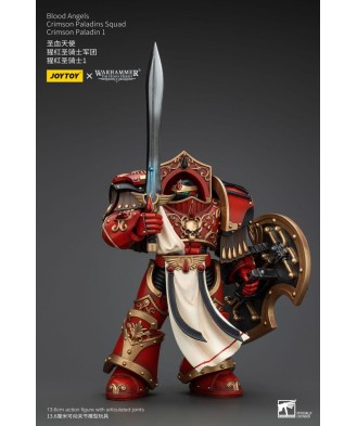 Warhammer The Horus Heresy Action Figure 1/18 Blood Angels Crimson Paladins Squad Crimson Paladin 1 14 cm