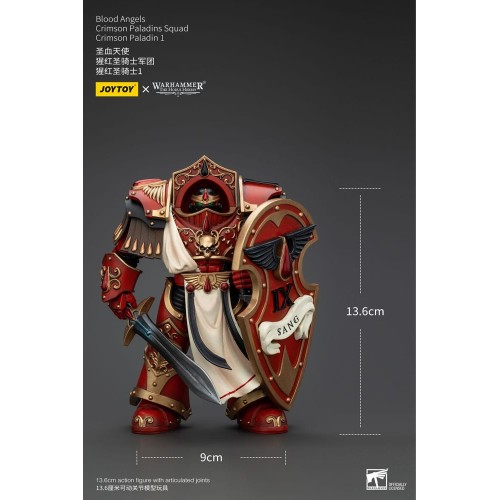 Warhammer The Horus Heresy Action Figure 1/18 Blood Angels Crimson Paladins Squad Crimson Paladin 1 14 cm