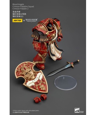 Warhammer The Horus Heresy Action Figure 1/18 Blood Angels Crimson Paladins Squad Crimson Paladin 2 14 cm