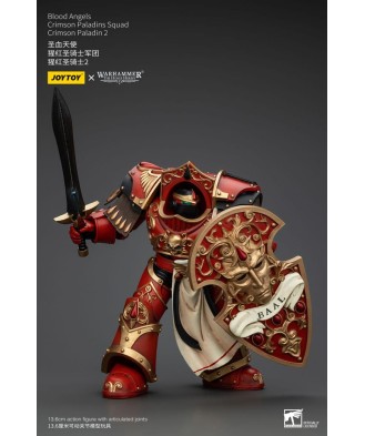 Warhammer The Horus Heresy Action Figure 1/18 Blood Angels Crimson Paladins Squad Crimson Paladin 2 14 cm