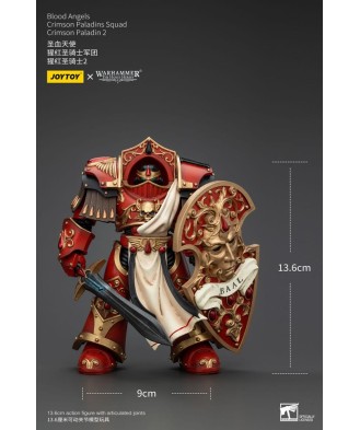 Warhammer The Horus Heresy Action Figure 1/18 Blood Angels Crimson Paladins Squad Crimson Paladin 2 14 cm