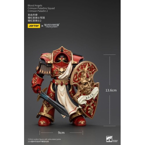 Warhammer The Horus Heresy Action Figure 1/18 Blood Angels Crimson Paladins Squad Crimson Paladin 2 14 cm