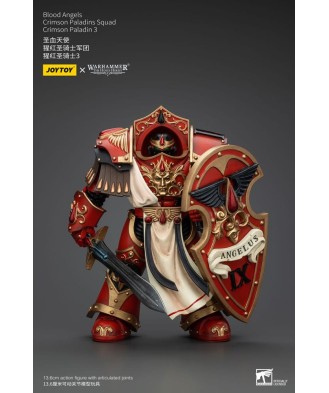 Warhammer The Horus Heresy Action Figure 1/18 Blood Angels Crimson Paladins Squad Crimson Paladin 3 14 cm