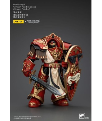 Warhammer The Horus Heresy Action Figure 1/18 Blood Angels Crimson Paladins Squad Crimson Paladin 3 14 cm