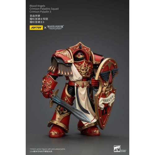 Warhammer The Horus Heresy Action Figure 1/18 Blood Angels Crimson Paladins Squad Crimson Paladin 3 14 cm