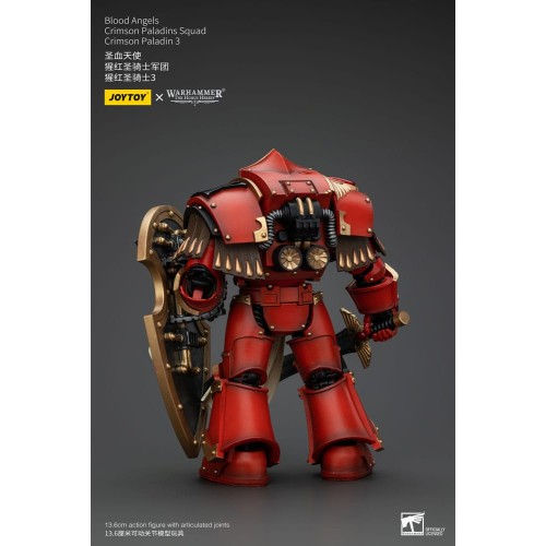 Warhammer The Horus Heresy Action Figure 1/18 Blood Angels Crimson Paladins Squad Crimson Paladin 3 14 cm